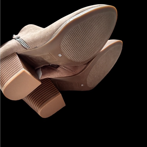 Retail: $79.50 Style & Co Womens Masrinaa Ankle Booties Taupe Size 6 - Picture 4 of 4
